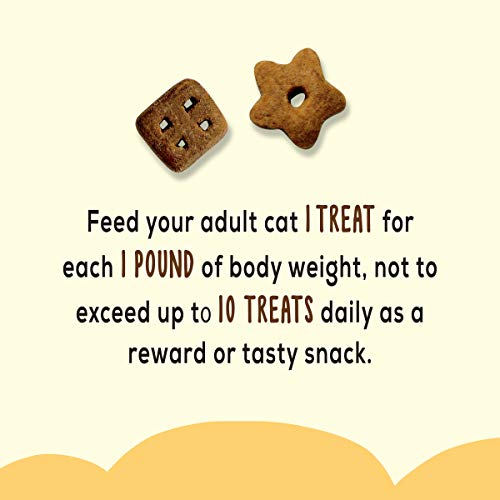 Purina Friskies Natural Cat Treats, Party Mix Natural Yums With Real Chicken and Vitamins, Minerals and Nutrients - (6) 6 oz. Pouches