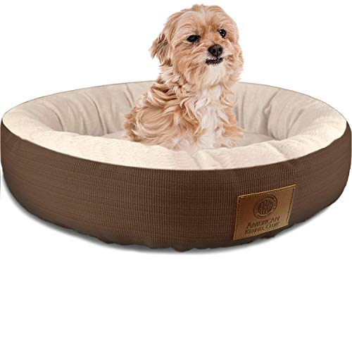 AKC Casablanca Round Solid Pet Bed