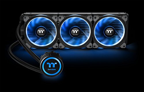 Thermaltake Floe 360mm, 16.8 Million Color Software Enabled (TT RGB Plus/Alexa/Razer Chroma), AMD (AM5/AM4)/Intel (LGA 2066/1200), AIO CPU Liquid Cooler CL-W158-PL12SW-A