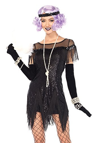 Leg Avenue Women's Costume, Black, Large