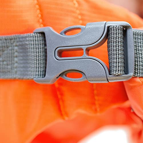 Outward Hound Granby Splash Orange Dog Life Jacket, Medium