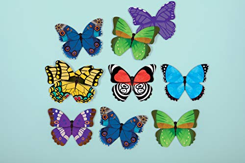 Mudpuppy Butterflies Shaped Memory Match, Multicolor