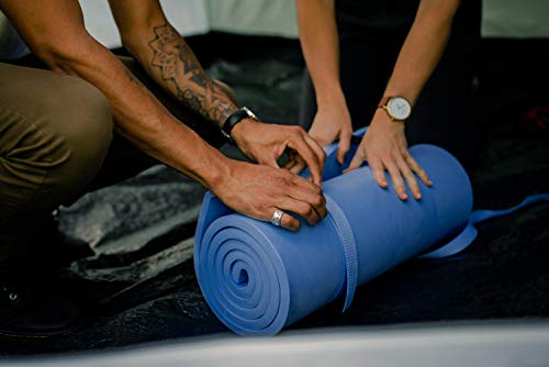 Stansport Pack Lite Camping and Backpacking Sleeping Pad (503-B), Full Length, Blue