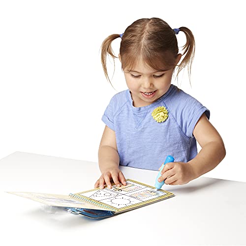 Melissa and Doug On the Go Water Wow! Reusable Water-Reveal Activity Pads,3-pk, Colors, Numbers, Alphabet
