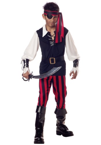 Kid's Cutthroat Pirate Costume Small (6-8)