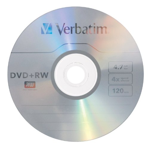 Verbatim DVD+RW 4.7GB 4X with Branded Surface - 30pk Spindle