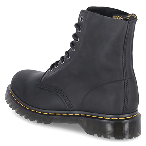 11 Dr. Martens Men's 1460 Pascal 8 Eye Boot Fashion, Black Waxed Full Grain Leather