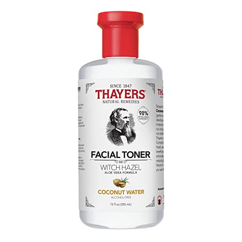 THAYERS Alcohol-Free, Hydrating Coconut Water Witch Hazel Facial Toner with Aloe Vera Formula, 12 oz