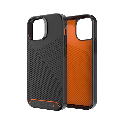 Gear4 ZAGG Denali Case - Ultimate Impact Protection with D3O Reinforced Backplate and Frame - for Apple iPhone 13 Mini - Black (702008211)