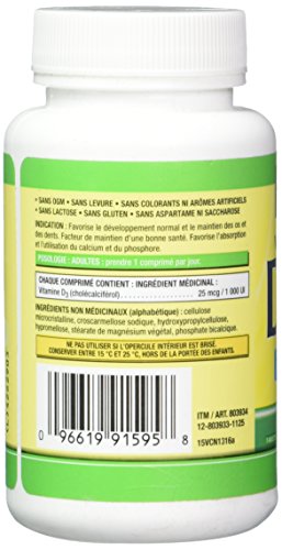 Kirkland Signature Vitamin D3 1000 IU, 360 Tablets