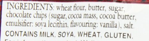 Walker's Shortbread Chocolate Chip Cookies, Pure Butter Shortbread Cookies, 1.4 Oz Snack Packs (Pack of 20)