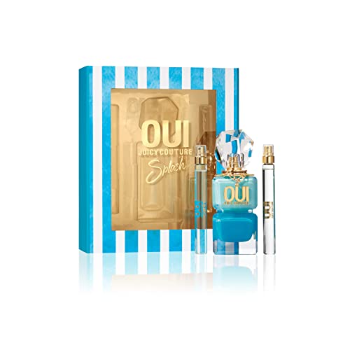 Juicy Couture OUI Juicy Couture Splash 3 Piece Fragrance Gift Set, Perfume for Women