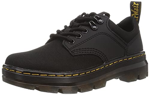 Dr. Martens unisex adult 5 Tie Shoe Oxford, Black Extra Tough 50/50+ajax, 9 Women 8 Men US