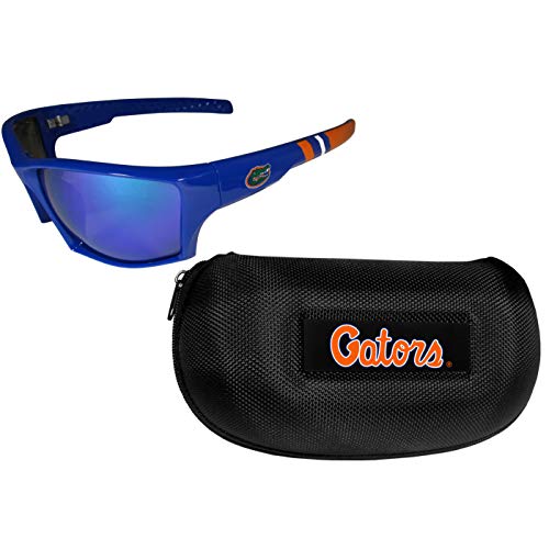 Siskiyou Sports NCAA Florida Gators Unisex Edge Wrap Sunglass and Case Set, Team Colors, One Size