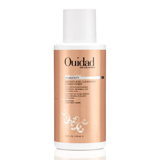 Ouidad Curl Shaper Double Duty Weightless Cleansing Conditioner Travel Size, 3.2 Fl Oz