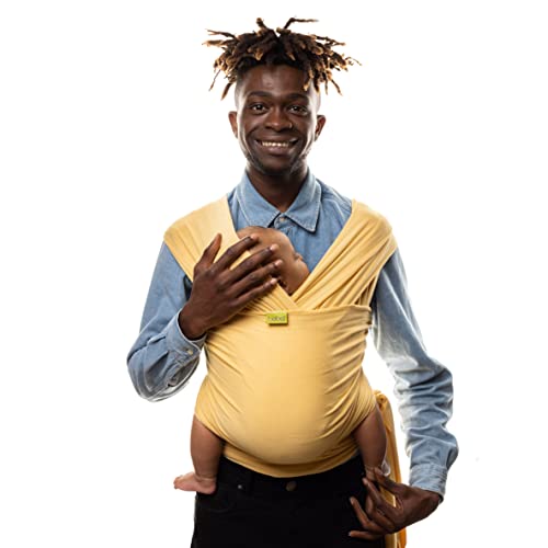 Boba Wrap Baby Carrier - Original Stretchy Infant Sling, Perfect for Newborn Babies and Children up to 35 lbs (Serenity Flax)