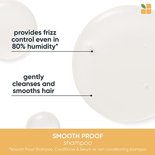 Biolage Smooth Proof Shampoo | Cleanses, Smooths and Controls Frizz | For Frizzy Hair | Paraben and Silicone-Free | Vegan | 33.8 Fl. Oz