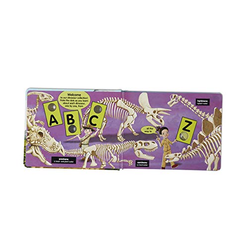 Melissa and Doug Children's Book - Poke-A-Dot: Dinosaurs A to Z (Board Book with Buttons to Pop) - Dinosaur Pop It Book, Push Pop Book For Toddlers And Kids Ages 3+