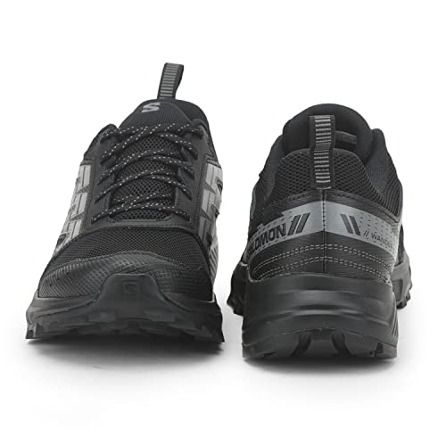 Salomon Men's Wander Trail Running Shoe, Black, 8.5