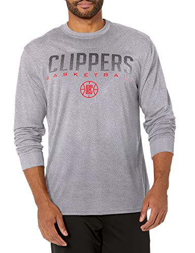 Ultra Game -NBA Men's Active Long Sleeve Pullover T-Shirt