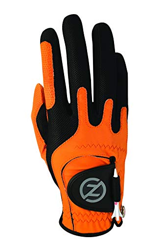 Zero Friction Men's Golf Gloves, Right Hand, One Size, Orange