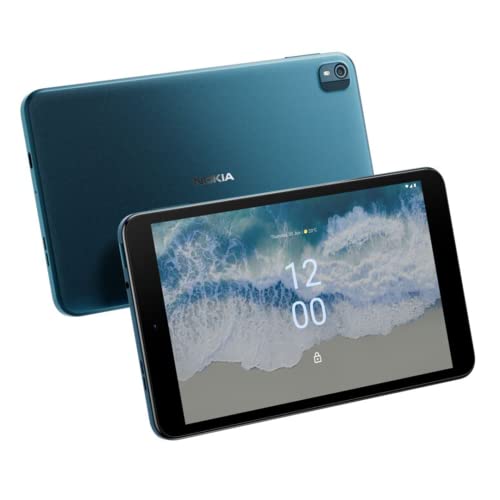 Nokia T10 | Android 12 | 8-Inch Screen | Tablet | US Version | 4/64GB | 8MP Camera | Ocean Blue