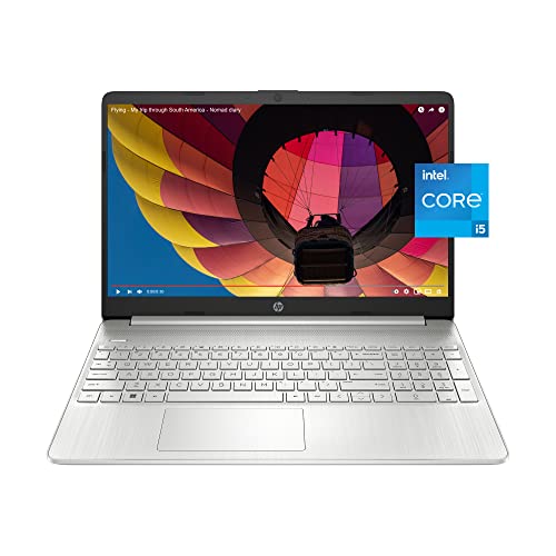 HP 15 inch Laptop, FHD Display, 12th Gen Intel Core i5, 16 GB RAM, 512 GB SSD, Intel Iris Xe Graphics, Windows 11 Home, 15-dy5399nr (2023)