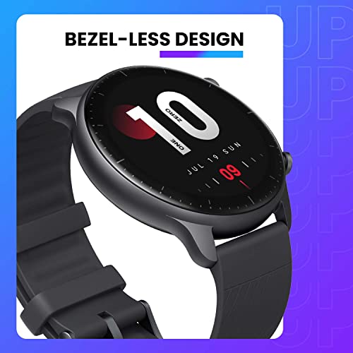 [2022 New Version] Amazfit GTR 2 Smart Watch for Men, Alexa Built-in, with Bluetooth Call and Text, GPS Fitness Tracker, 90 Sports Modes, Blood Oxygen Heart Rate Tracker Black