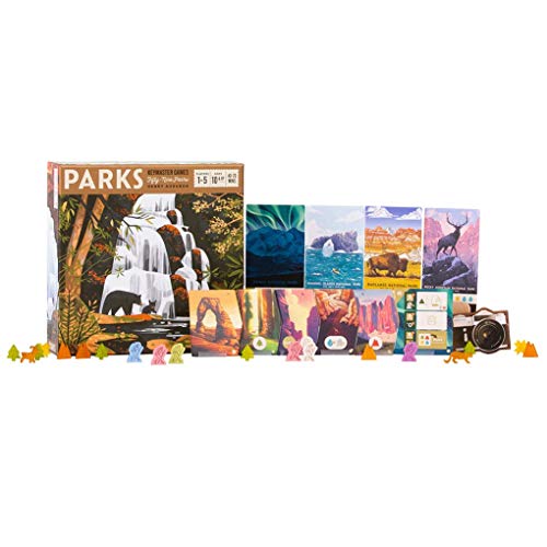 Parks Board Game, a Family and Strategy Game About Hiking, Visiting National Parks, and Making Memories by Keymaster
