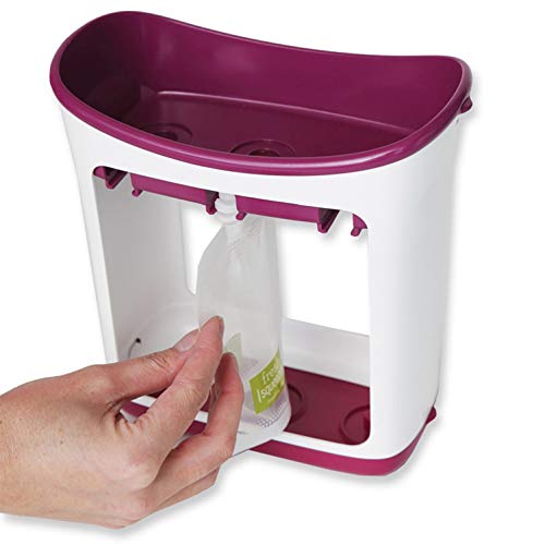 Infantino Squeeze Station - Pouch Filling Station for semi-Solid Food for Babies and Toddlers, Dishwasher Safe and BPA Free for Homemade Baby Food