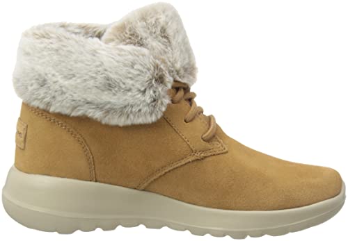 Skechers Women's ON-The-GO Joy-Plush Dreams Fashion Boot, Chestnut, 10