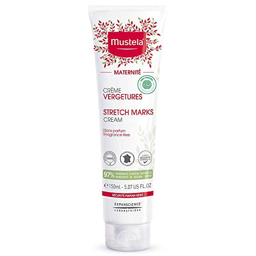 Mustela Maternity Stretch Marks Cream for Pregnancy - with Natural Avocado, Maracuja and Shea Butter - Fragrance-Free and EWG Verified - 5.07 fl. Oz