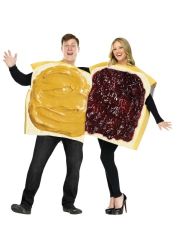 Adult Peanut Butter and Jelly Costume Standard