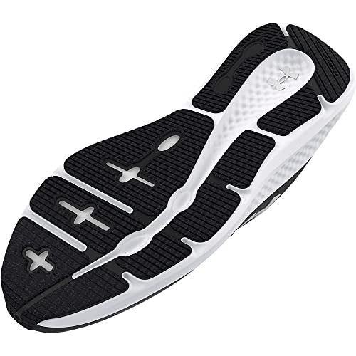 Under Armour Men's Charged Pursuit 3 Running Shoe, Black (001)/White, 13