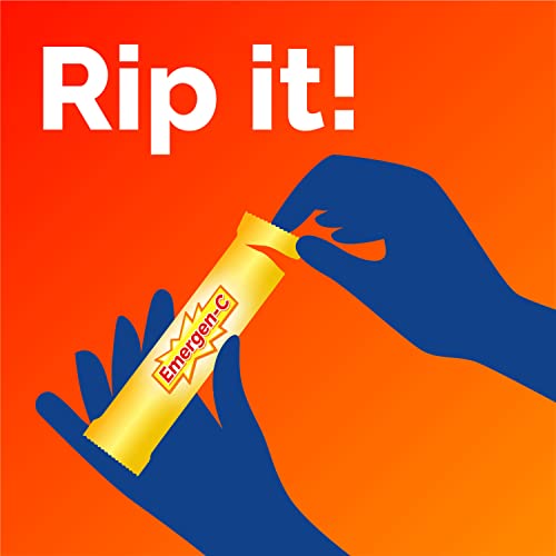 Emergen-C Kidz Crystals, On-The-Go Immune Support Supplement with Vitamin C, B Vitamins, Zinc and Manganese, Sparkly Strawberry - 56 Stick Packs