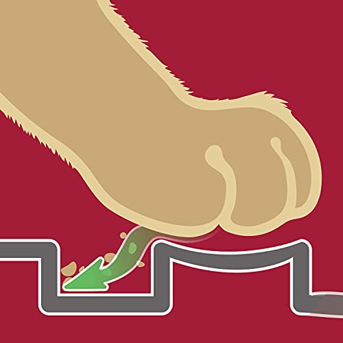 Petlinks Purr-fect Paws Multipurpose Cat Litter Mat - Blue, Medium