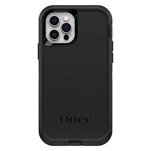 OtterBox Defender Series SCREENLESS Case for iPhone 12/PRO - Single Unit Ships in Polybag, Ideal for Business Customers - Black