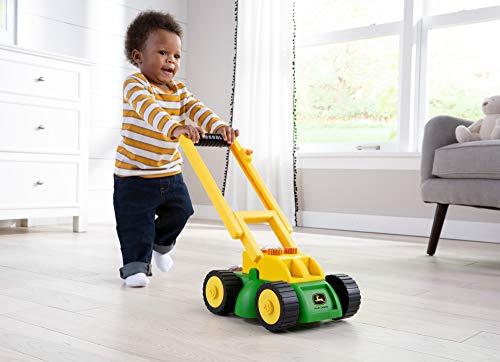John Deere Electronic Toy Lawn Mower, Ages 2 and Up , Green