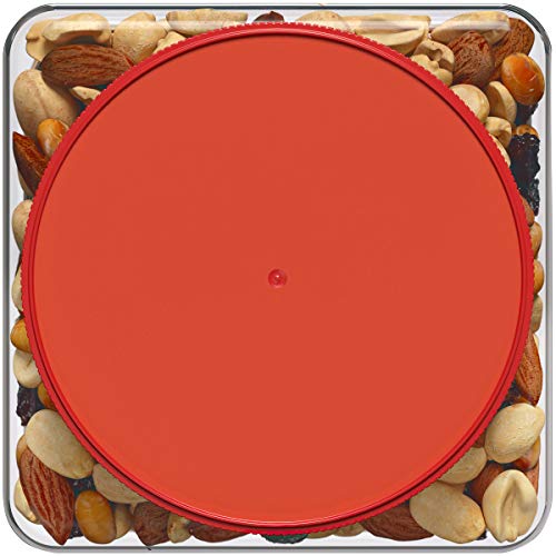 Fisher Snack Hunger Fighter Trail Mix, 38 Ounces, Peanuts, Almonds, Dried Sweetened Cranberries, Soy Nuts