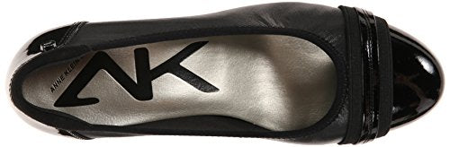 8 US Anne Klein womens Guardian Leather pumps shoes, Black