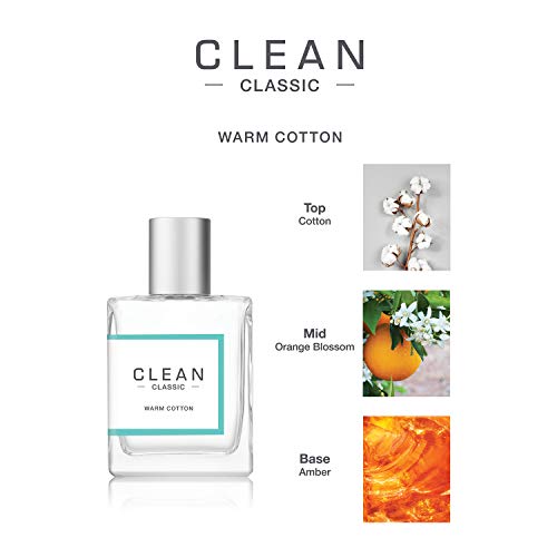 CLEAN CLASSIC Eau de Parfum Light, Casual Perfume Layerable, Spray Fragrance Vegan, Phthalate-Free, and Paraben-Free, 30mL