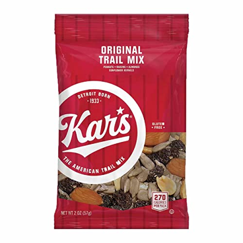 Kar’s Nuts Original Trail Mix, 2 oz Individual Packs – Bulk Pack of 48, Gluten-Free Snacks