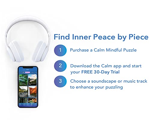 300-Piece Calm Jigsaw Puzzle for Relaxation, Stress Relief, and Mood Elevation, for Adults and Kids Ages 8 and up, Sunflower Fields