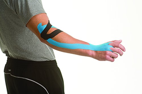Mueller Sports Medicine Kinesiology Tape I-Strip Roll (20 Strips), Blue, 2' x 9.75'