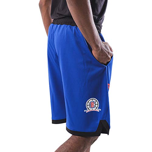 Ultra Game NBA Los Angeles Clippers - Kawhi Leonard Mens Active Mesh Basketball Short, Team Color, Medium