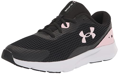Under Armour Women's Surge 3 --Running Shoe, (007) Black/Prime Pink/Prime Pink, 6