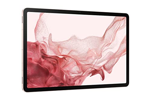 SAMSUNG Galaxy Tab S8+ Android Tablet, 12.4” Large AMOLED Screen, 256GB Storage, Wi-Fi 6E, Ultra Wide Camera, S Pen Included, Long Lasting Battery, Pink Gold