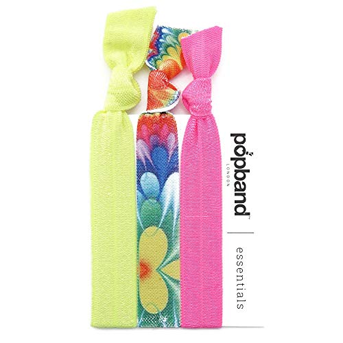 Popband London | Essential Hair Bands | Woodstock YL | For All Day and Night | No Dent | No Hair Damage | 3 Pc