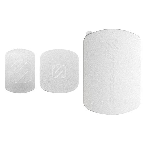 Scosche MAGRKSRI MagicMount Phone Replacement Plate Kit - for Magnetic Car Phone Mount Holder with Extra Strength Hold, Universal with All Mobile Devices, Silver