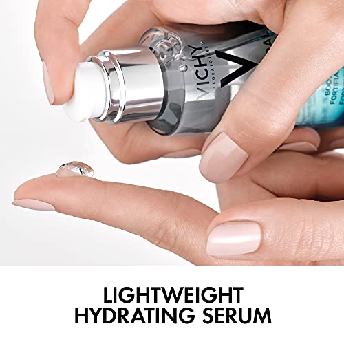 Vichy Mineral 89 Hyaluronic Acid Face Serum, Facial Gel Moisturizer and Pure Hyaluronic Acid Moisturizing and Hydrating Serum for Sensitive Skin and Dry Skin